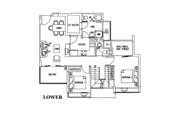 The Geranium - Floor Plan