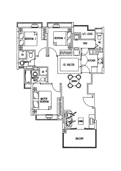 The Geranium - Floor Plan