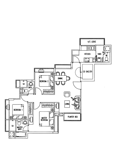 The Geranium - Floor Plan