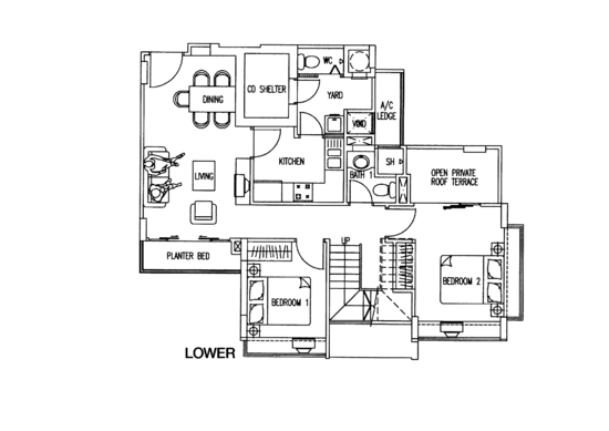 The Geranium - Floor Plan