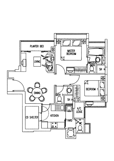 The Geranium - Floor Plan