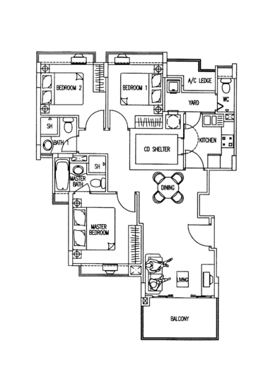 The Geranium - Floor Plan