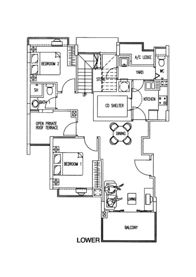 The Geranium - Floor Plan