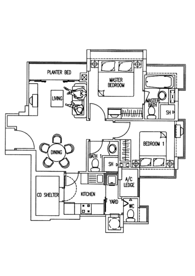 The Geranium - Floor Plan