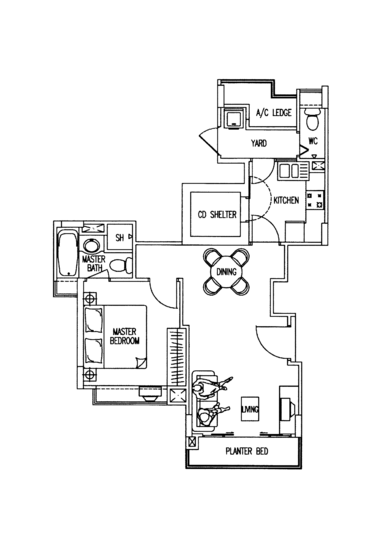 The Geranium - Floor Plan