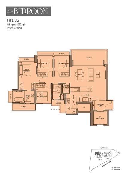 8@BT, 6 Bukit Timah Link, Clementi Park / Upper Bukit Timah, 4 Bedrooms, 1,593 sqft, Condominium For Sale, by Murphy Lee, 500131289 - 2D - PropertyGuru.com.sg