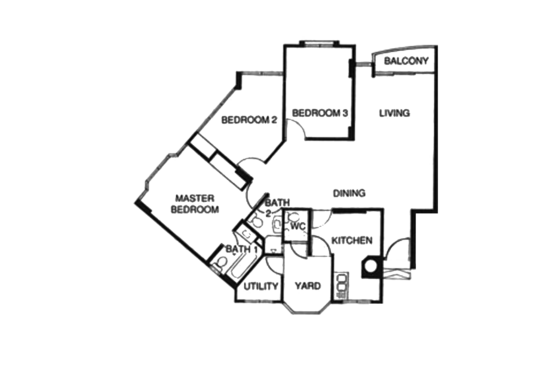 West Bay Condo - Floor Plan