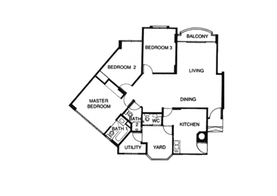 West Bay Condo - Floor Plan