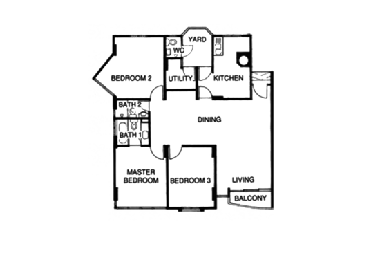 West Bay Condo - Floor Plan