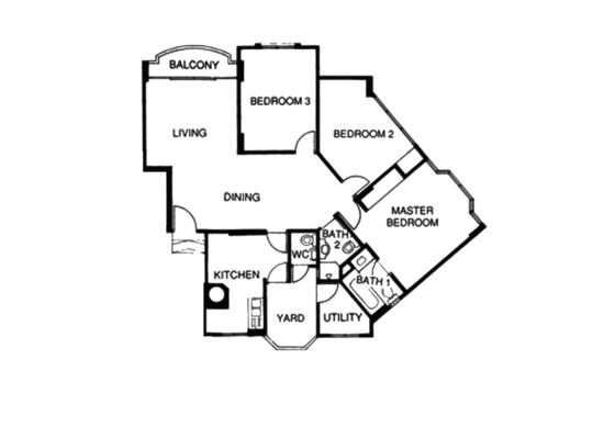 West Bay Condo - Floor Plan