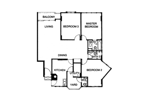 West Bay Condo - Floor Plan