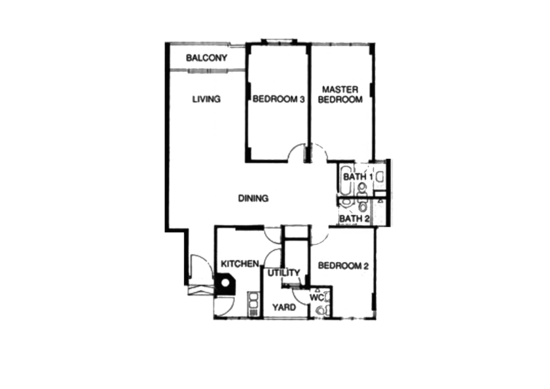 West Bay Condo - Floor Plan