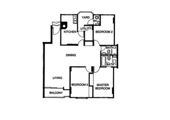 West Bay Condo - Floor Plan