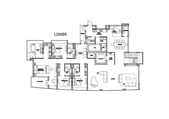 Waterfall Gardens - Floor Plan