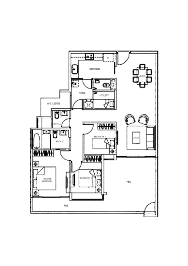 YewTee Residences - Floor Plan