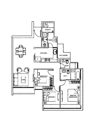 YewTee Residences - Floor Plan