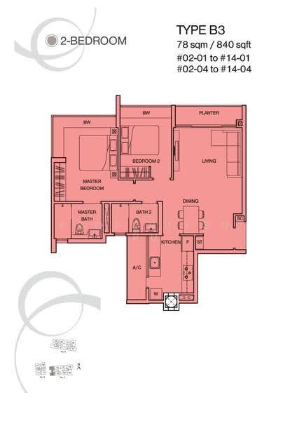 8 @ Woodleigh, 6 Woodleigh Close, Macpherson / Potong Pasir, 2 Bedrooms, 840 sqft, Condominium For Sale, by Daniel Gan, 500086991 - 2D - PropertyGuru.com.sg