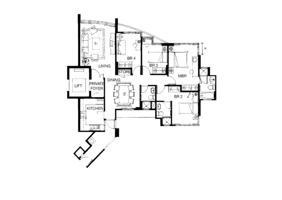 Palm Gardens - Floor Plan