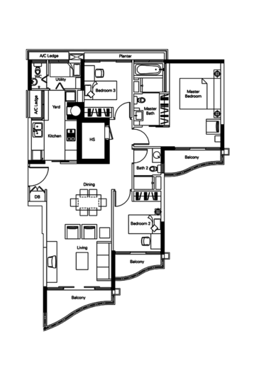 Leonie Hill Residences - Floor Plan