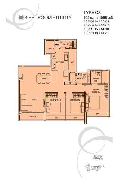 8 @ Woodleigh, 6 Woodleigh Close, Macpherson / Potong Pasir, 3 Bedrooms, 1,098 sqft, Condominium For Rent, by Penny Ang 洪微霖, 23216631 - 2D - PropertyGuru.com.sg