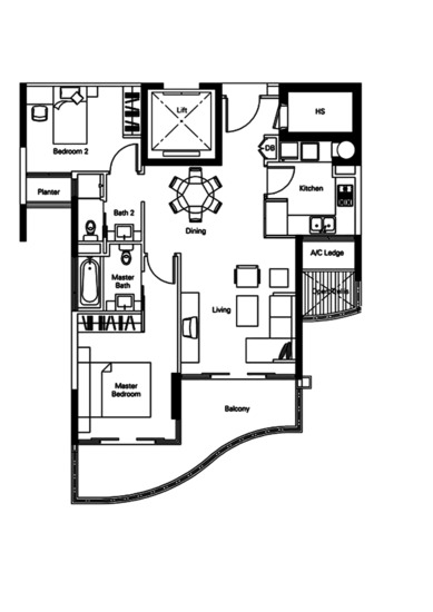 Leonie Hill Residences - Floor Plan