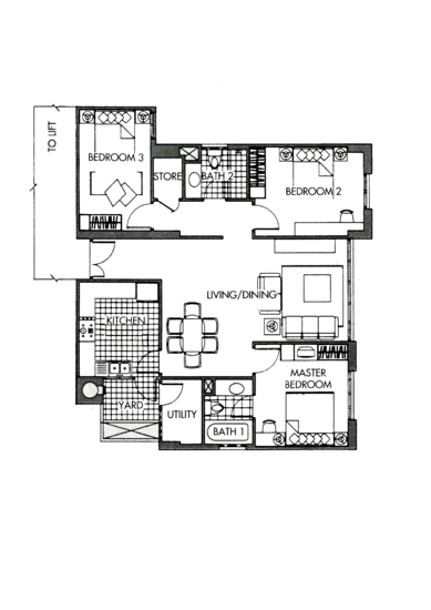 Mirage Tower - Floor Plan