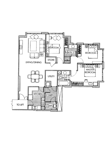 Mirage Tower - Floor Plan