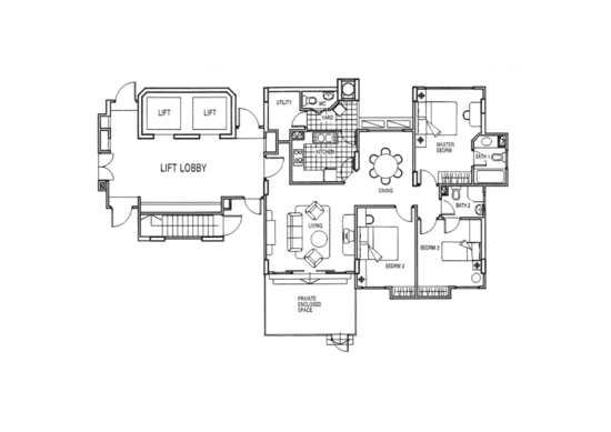 Tanglin Regency - Floor Plan