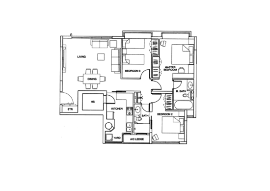 The Callista - Floor Plan