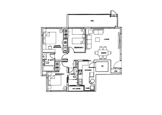 The Callista - Floor Plan