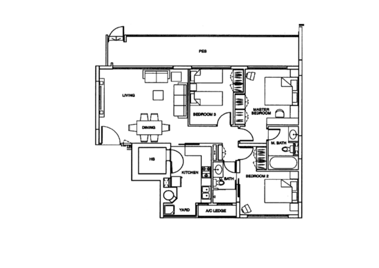 The Callista - Floor Plan