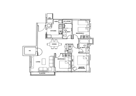 The Callista - Floor Plan