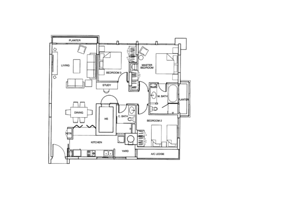 The Callista - Floor Plan