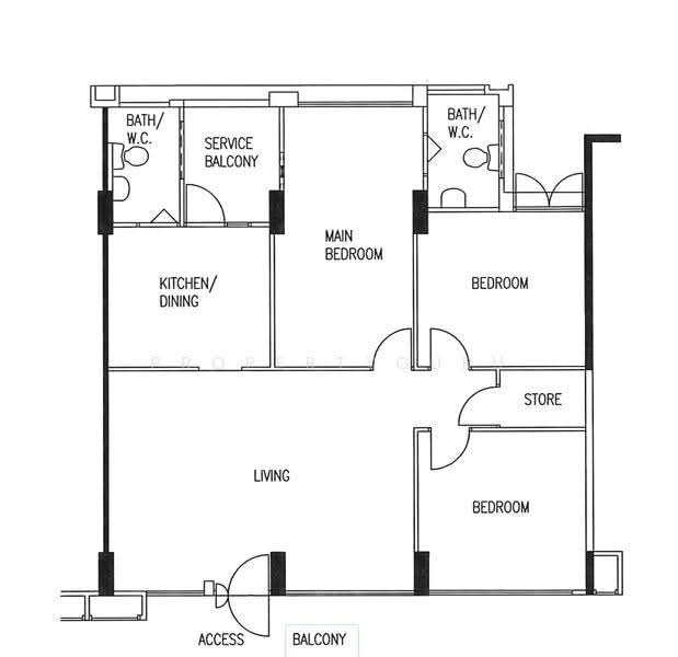 927 Hougang Street 91, 927 Hougang Street 91, Hougang / Punggol / Sengkang, 3 Bedrooms, 1,087 sqft, HDB Flat For Rent, by Kerrine Thong, 500211865 - 2D - PropertyGuru.com.sg