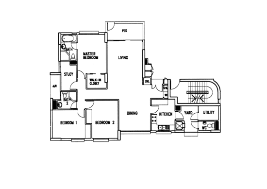 The Clearwater - Floor Plan