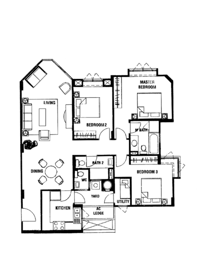 The Hillside - Floor Plan