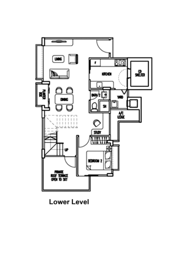 The Treeline - Floor Plan