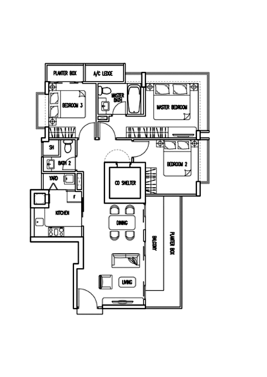 The Treeline - Floor Plan