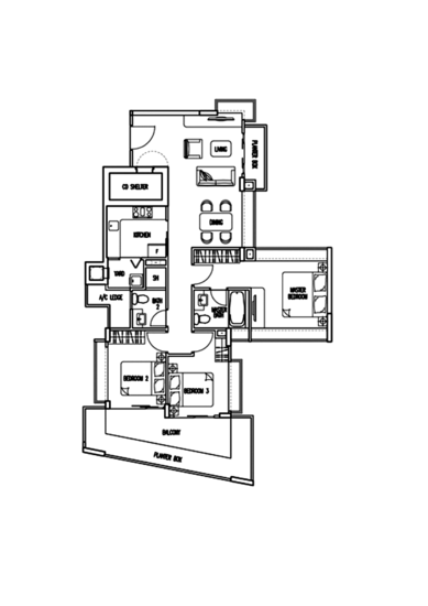 The Treeline - Floor Plan