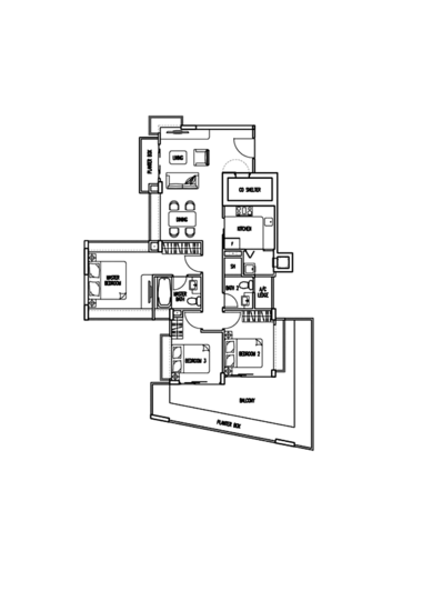 The Treeline - Floor Plan