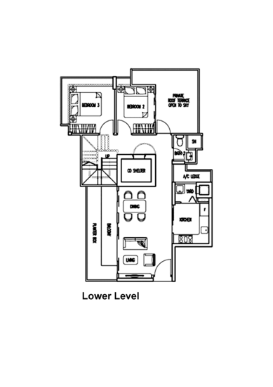 The Treeline - Floor Plan