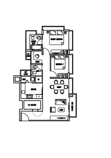 The Treeline - Floor Plan