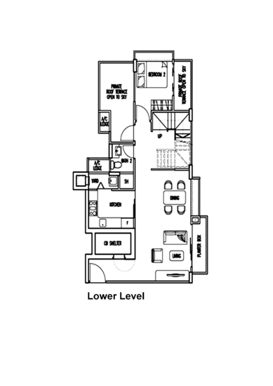 The Treeline - Floor Plan
