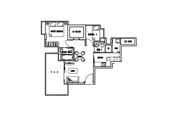 The Treeline - Floor Plan