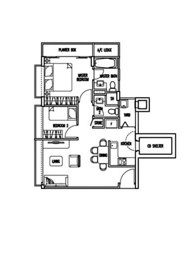 The Treeline - Floor Plan