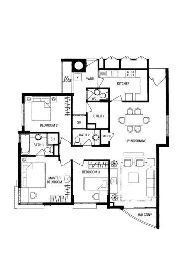 Parc Palais - Floor Plan