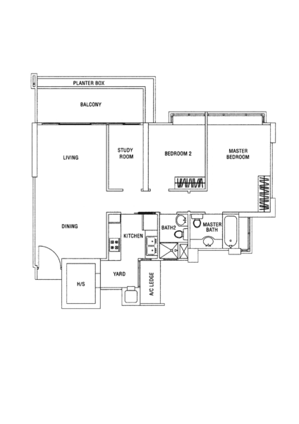 The Jade, 9 Bukit Batok Central Link, 2 Bedrooms, 1,011 sqft, Condominium For Rent, by Helena Mak, 500244091 - PropertyGuru.com.sg