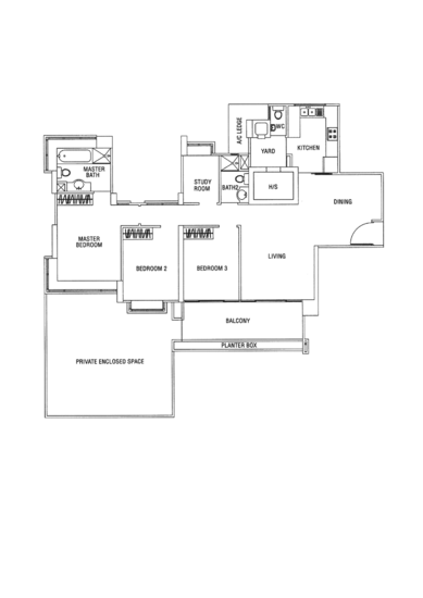 The Jade - Floor Plan