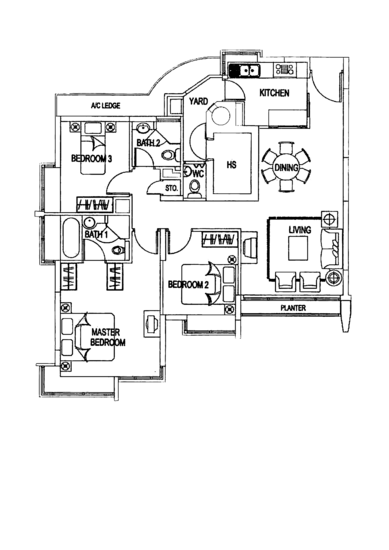 Tanamera Crest - Floor Plan