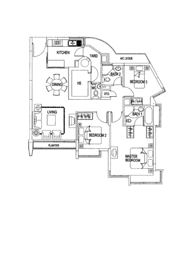 Tanamera Crest - Floor Plan